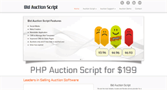 Desktop Screenshot of bidauctionscript.com