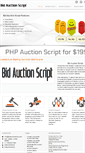 Mobile Screenshot of bidauctionscript.com